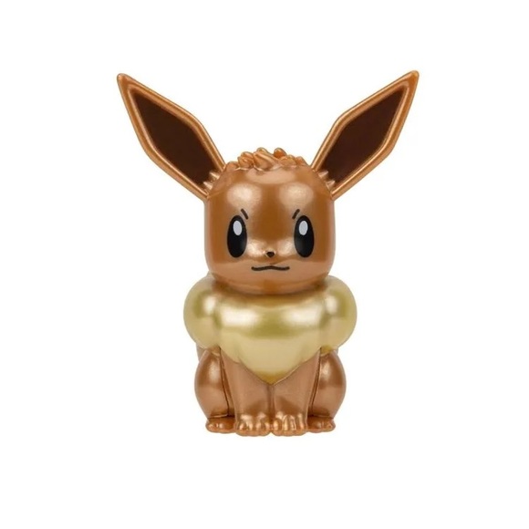NIB Pokemon Eevee Select True Color Metallic 3" Battle Figure Limited Edition - Picture 2 of 7